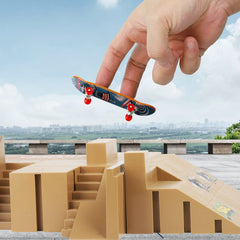 HOMETALL fingerboards showcase durable plastic construction for longevity.