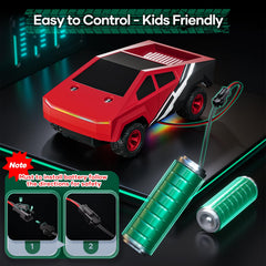 HOMETALL ergonomic remote designed for small hands and easy steering.
