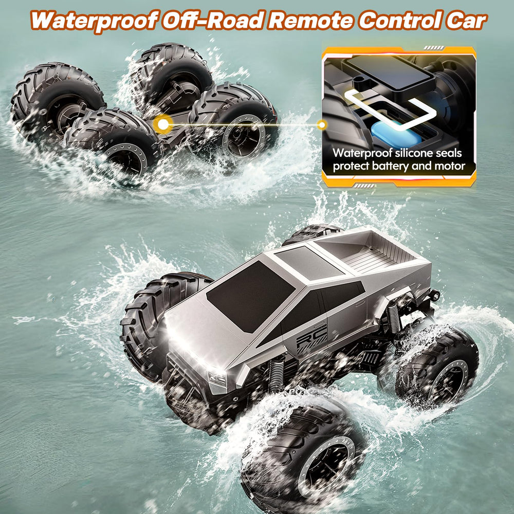 HOMETALL non-slip tires provide solid grip on wet or rough ground.