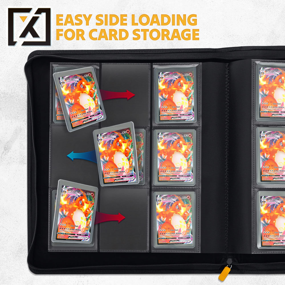 Binder with 252-capacity capacity for large card collections