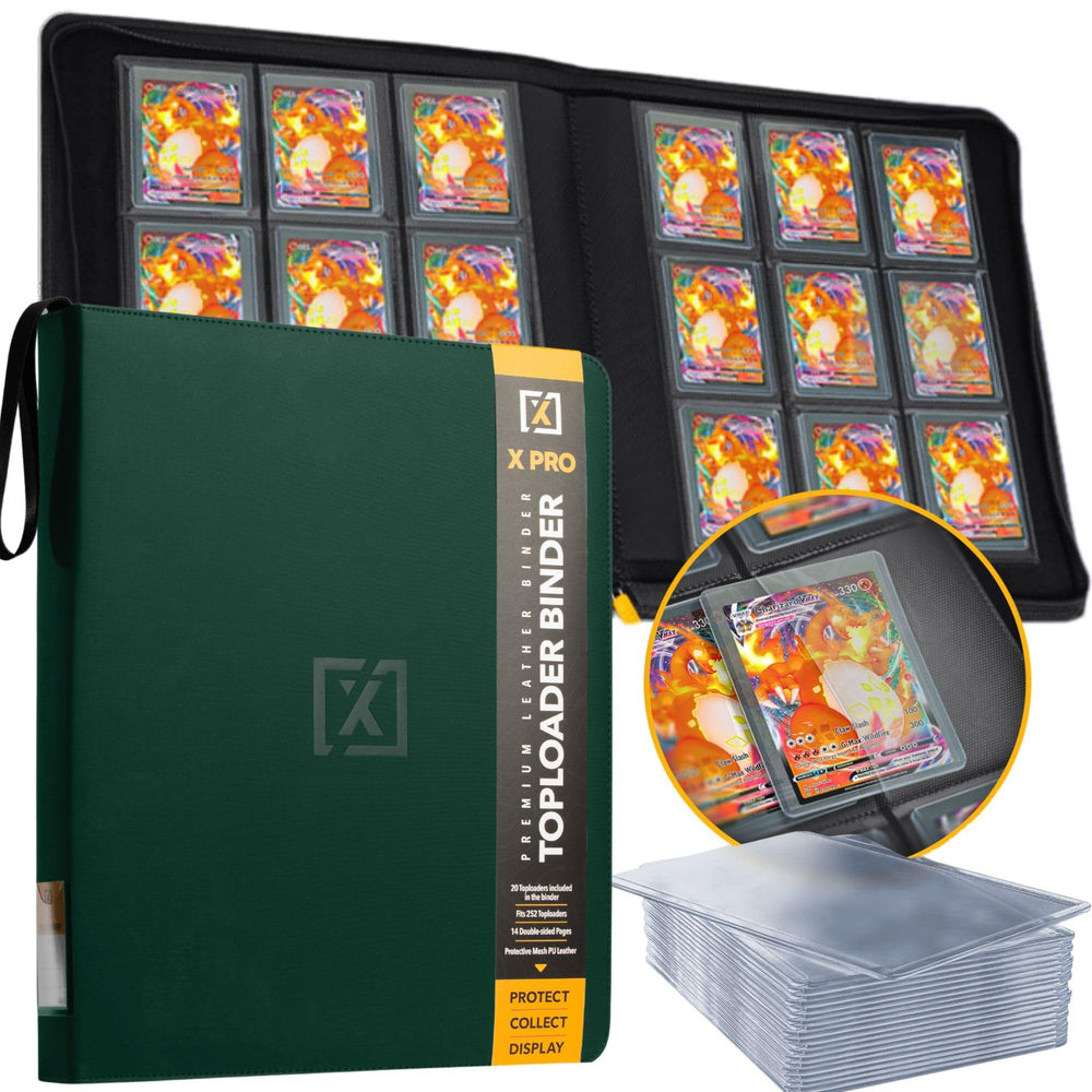 HOMEXPRO X PRO binder front view showcasing 252-card capacity for organized storage