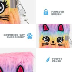 Diary lock and keys provide a privacy feature for personal entries.