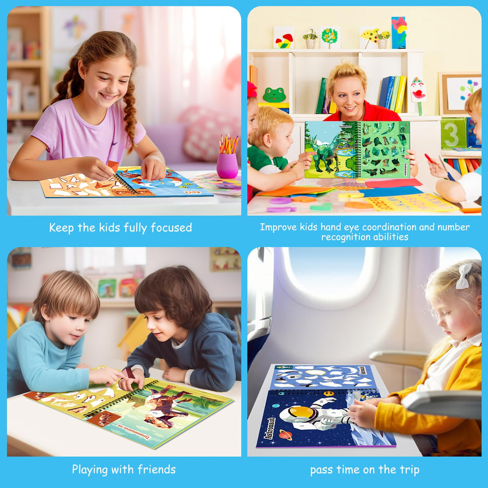 homicozy dinosaur sticker pages feature easy placement for beginners.