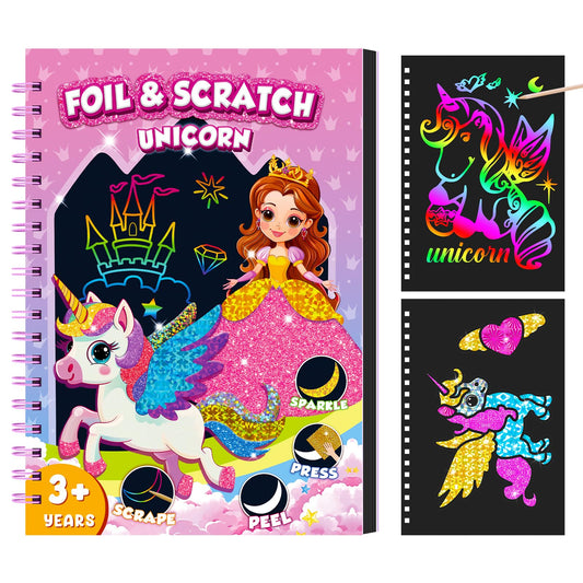 Homicozy Foil Fun Unicorns cover: vibrant color ready for imaginative crafts.