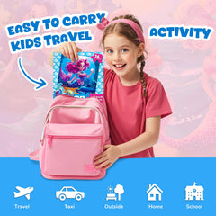 Homicozy mermaid puzzle gift for girls 3-8, ideal for birthdays and travel.