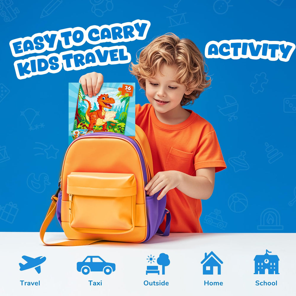 Homicozy dinosaur puzzles make a great gift for kids 3 to 8