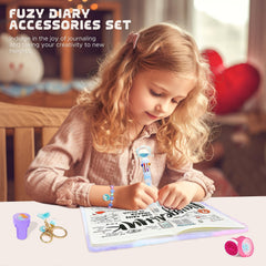 homicozy Mermaid Diary includes stamps to personalize pages and stories
