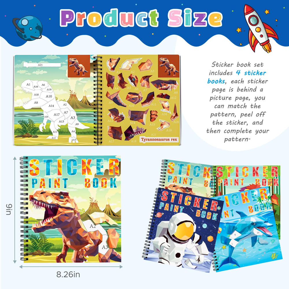homicozy ocean animals sticker paint book cover invites underwater exploration through design