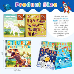 homicozy ocean animals sticker paint book cover invites underwater exploration through design