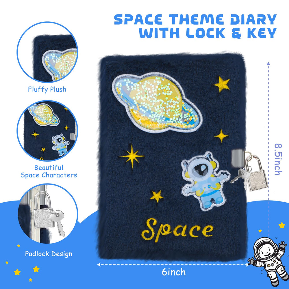 homicozy space-pattern embroidery adds playful charm and imagination