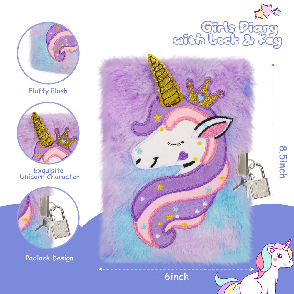 Homicozy Unicorn Diary gift-ready packaging with unicorn-themed extras.