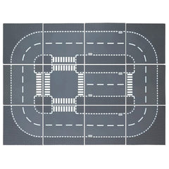 Homikidy road base plates straight segment for building realistic road layouts.