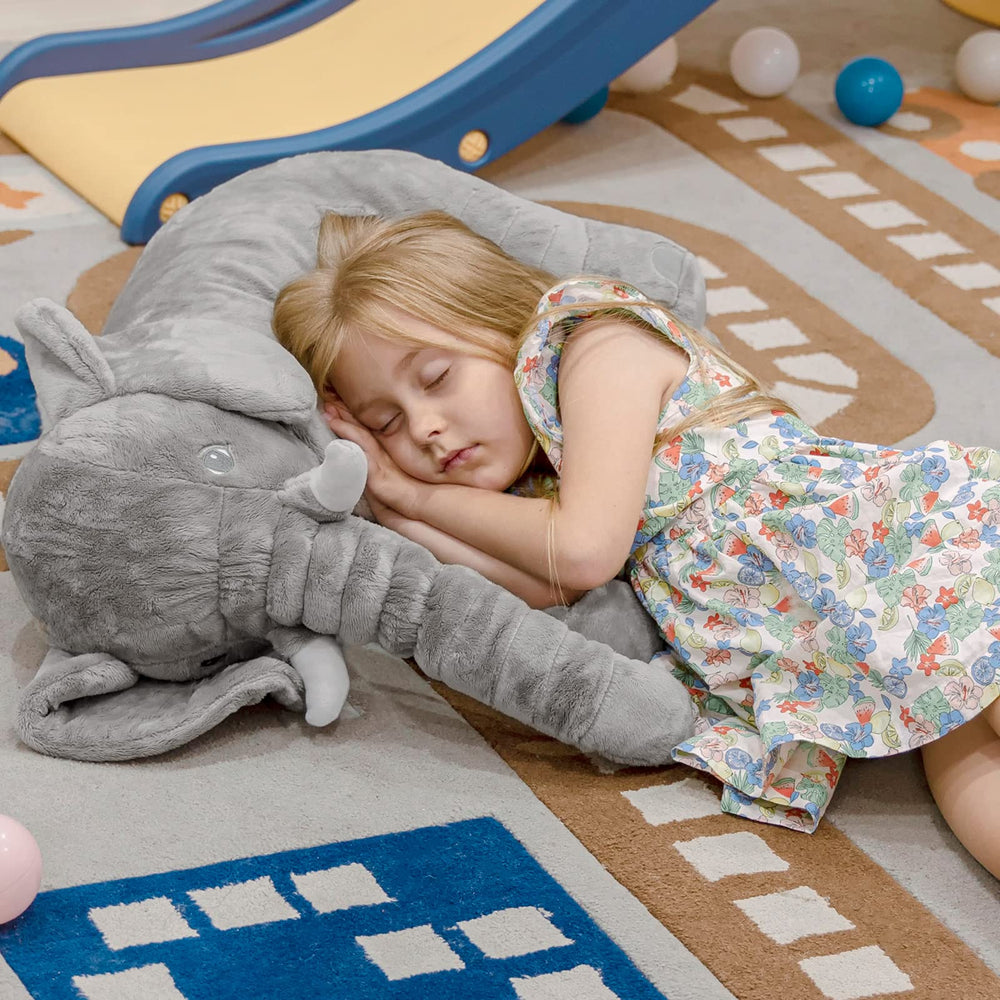 Homily big elephant bedtime companion; ideal for cozy nights.