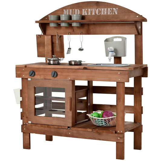 Homman mud kitchen kids stove top for imaginative outdoor play