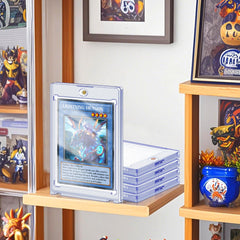 Homthy protective storage supports football and baseball cards with sturdy protection.