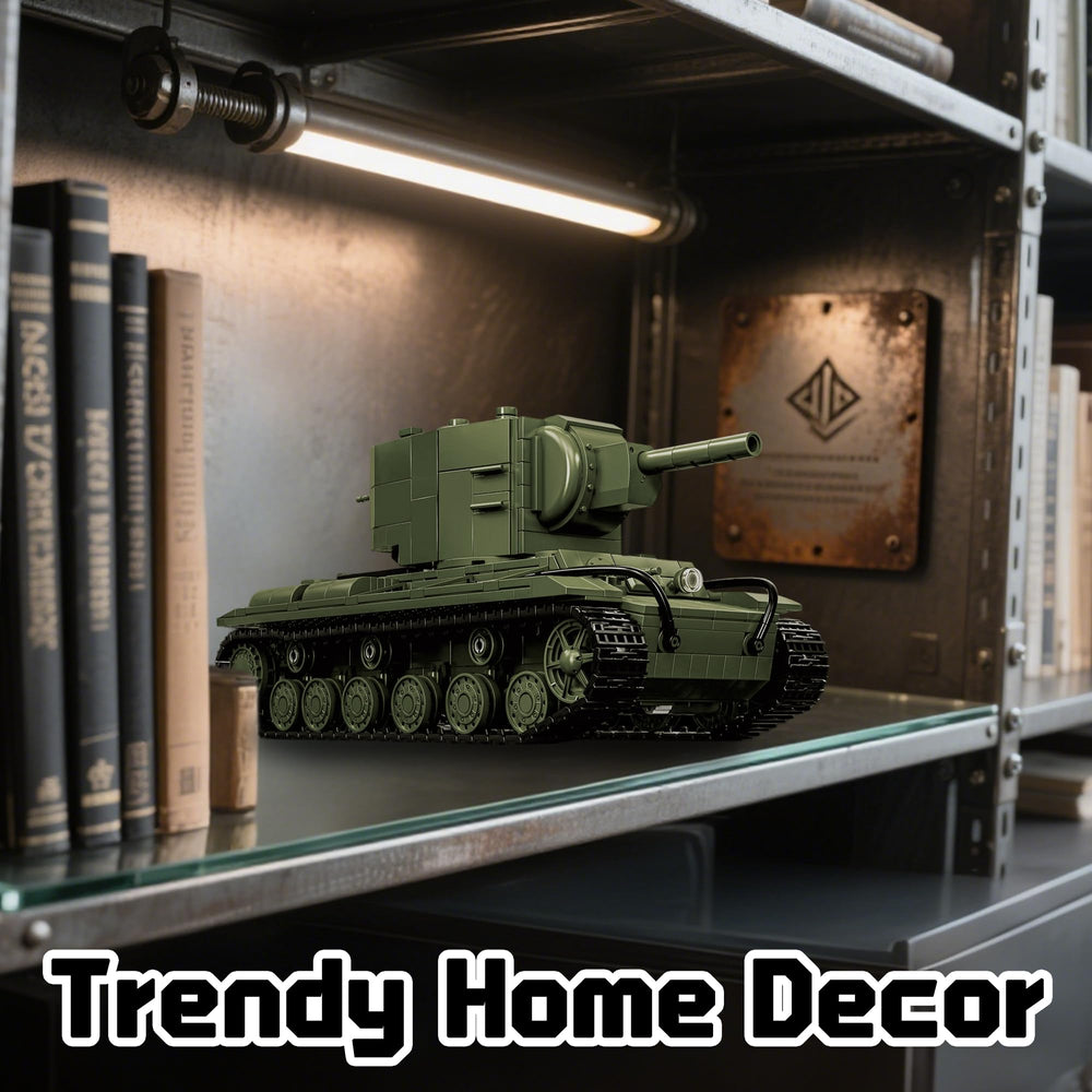 Honchoes KV-2 ABS bricks provide durable build and long-lasting display.