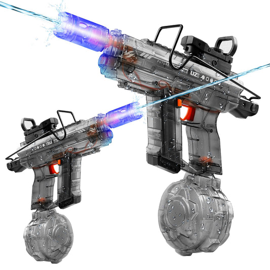 Honeasort water gun with 800ml capacity for longer pool play.