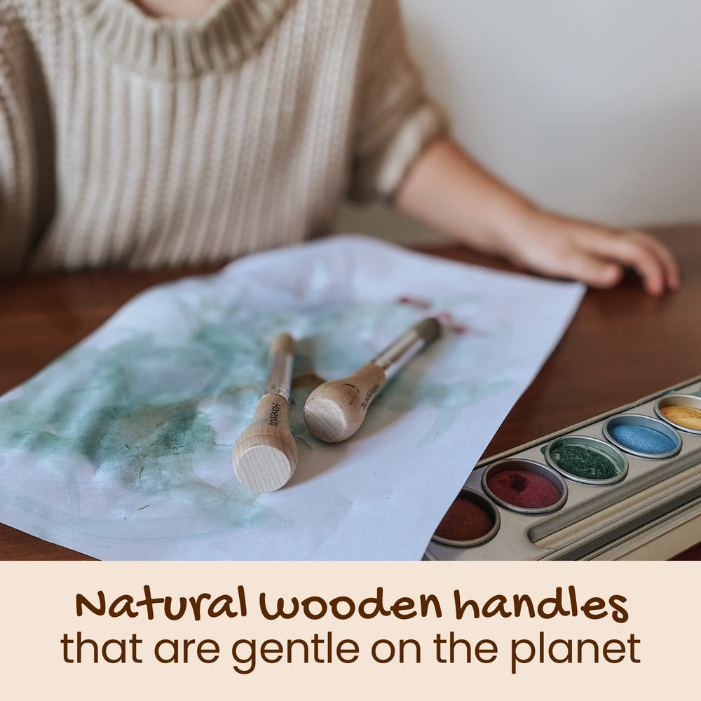 Honeysticks Durable storage container keeps brushes organized after painting