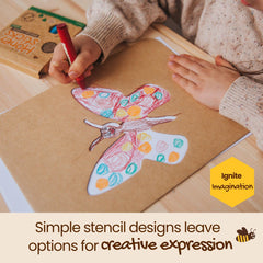 Honeysticks eight-pack jumbo beeswax crayons vibrant kid safe coloring