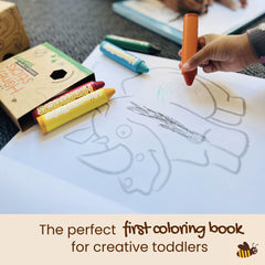 Honeysticks perforated pages enable easy removal to display finished art.