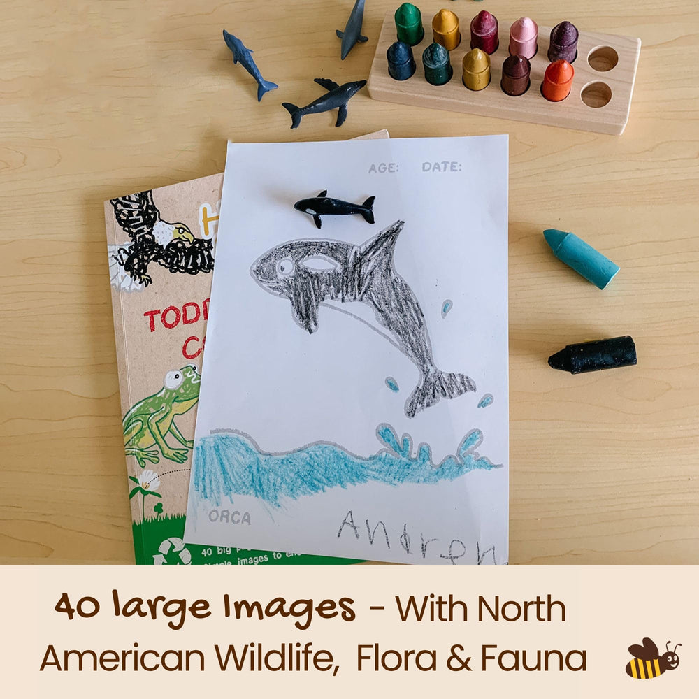 Honeysticks crayons release a pleasant honey scent during coloring.