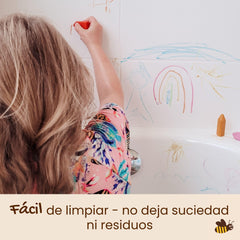 Fragrance-free Honeysticks bath crayons gentle for young skin