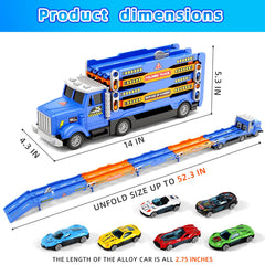 HONGTUO foldable track stores neatly inside the truck for easy cleanup.