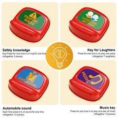HONGTUO music and lights teach concepts through melodies and greetings.