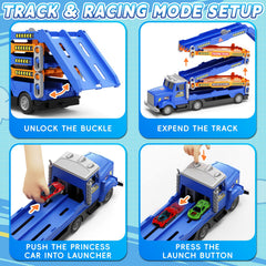 HONGTUO track lights and sounds create a realistic racing atmosphere.