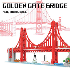 HONLANCH Golden Gate Bridge assembly scene provides a challenging build for adults.