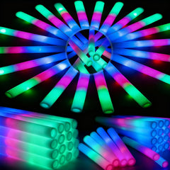 HONLYNE foam glow stick with writable white surface for party doodles.