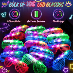 HONLYNE glow glasses pink add playful festival vibes.