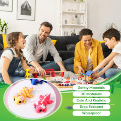 Honoson desktop axolotl decor offers interactive fun during study or work.