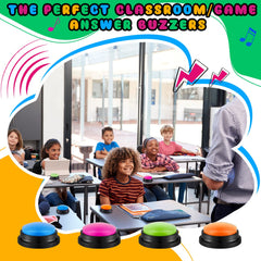 Honoson blue buzzer designed for clear audio prompts during lessons.