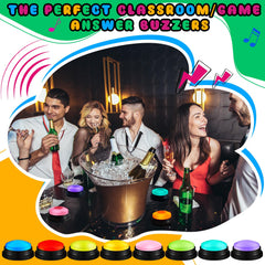 Honoson green buzzer supports group activities with easy recording.