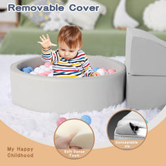 Hoohtoot ball pit and blocks setup for imaginative toddler play