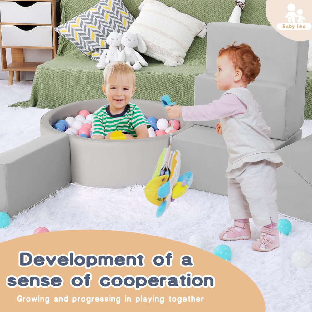 Hoohtoot multi-child soft play enables sharing and teamwork