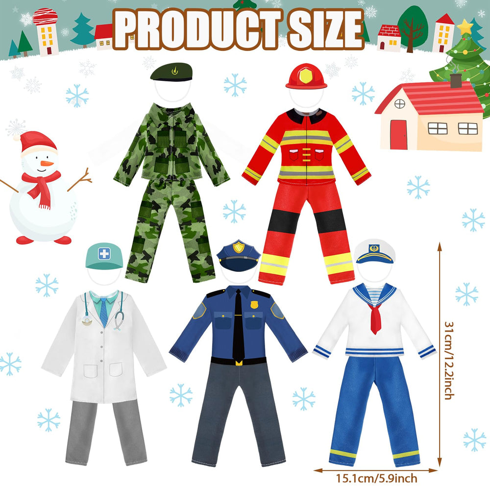 HooLing fireman outfit for doll, durable materials support active holiday play.