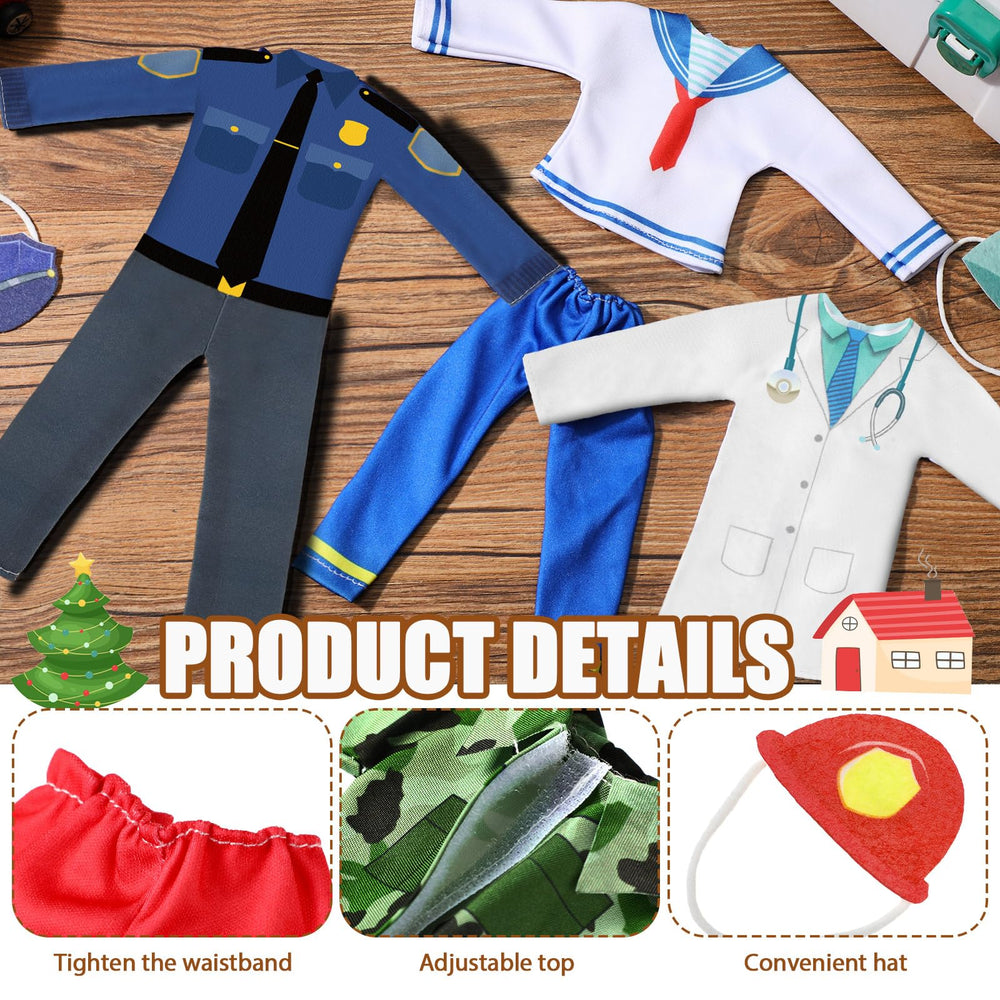 HooLing marine outfit for doll, bright colors enhance festive storytelling.