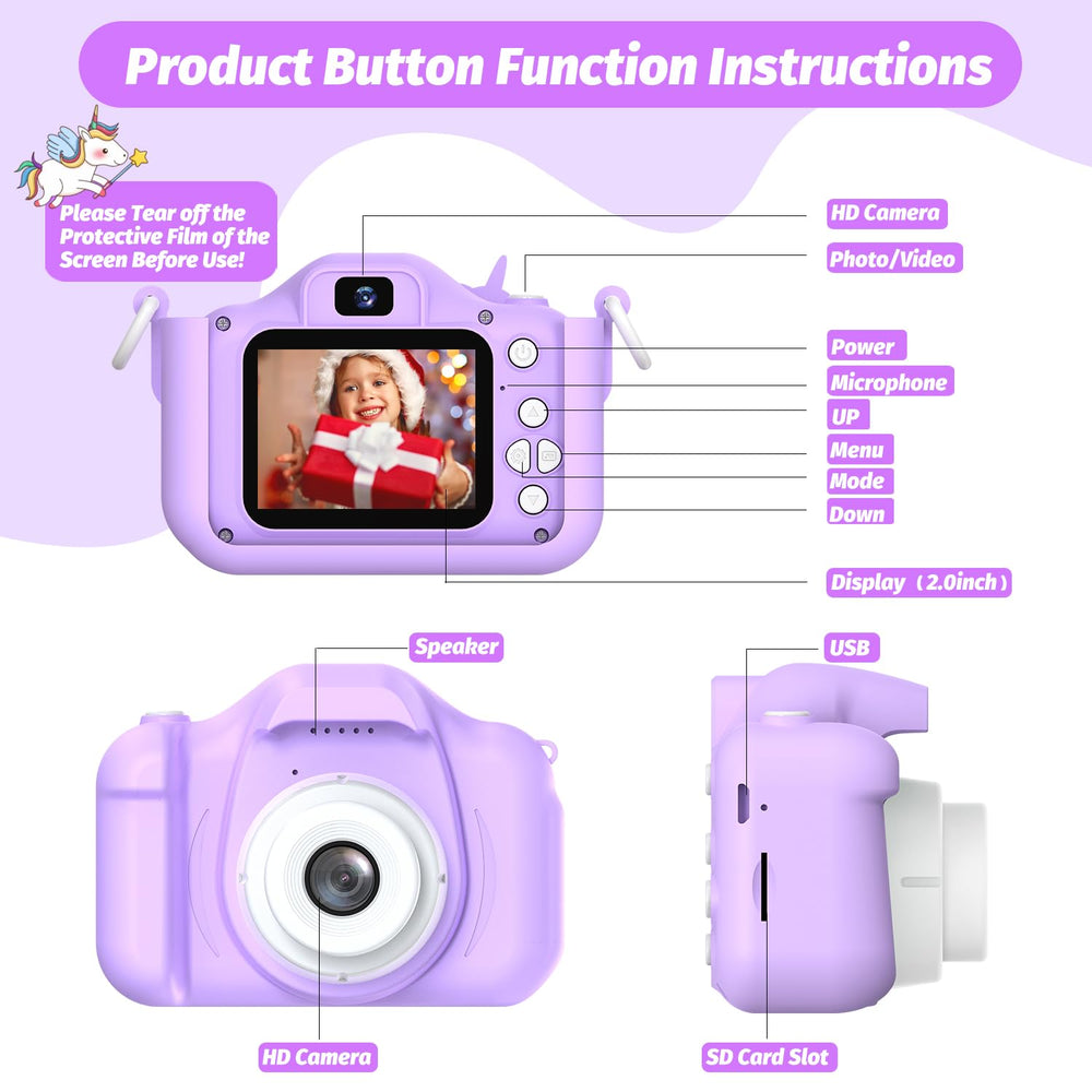 HOOMOON Unicorn Camera gift packaging box, perfect for gifting