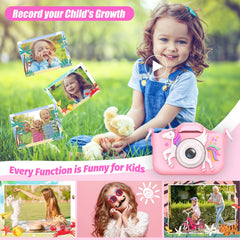 HOOMOON kids camera anti-drop design for outdoor play safety.