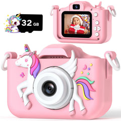 HOOMOON kids camera packaging box offers gift-ready presentation.