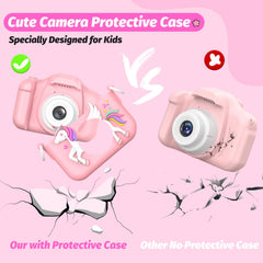 HOOMOON kids camera durable lanyard enables hands-free carry.