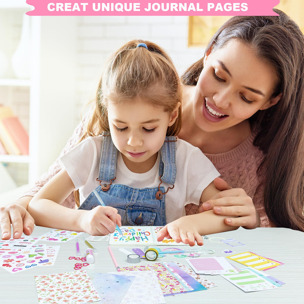 HoomTop DIY Journal Kit heart-shaped-clips add cute accents while organizing keepsakes.