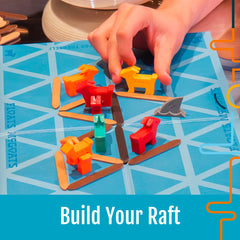 Hootenanny Games Floats McGoats shark-threat adds suspense and strategic risk to rounds.