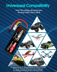 HOOVO 380-cycle life demonstrates durability for long RC sessions.