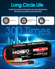 HOOVO battery low internal resistance enables smoother throttle response.