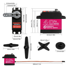 Hooyij DS3240MG PWM control range supports versatile controllers.