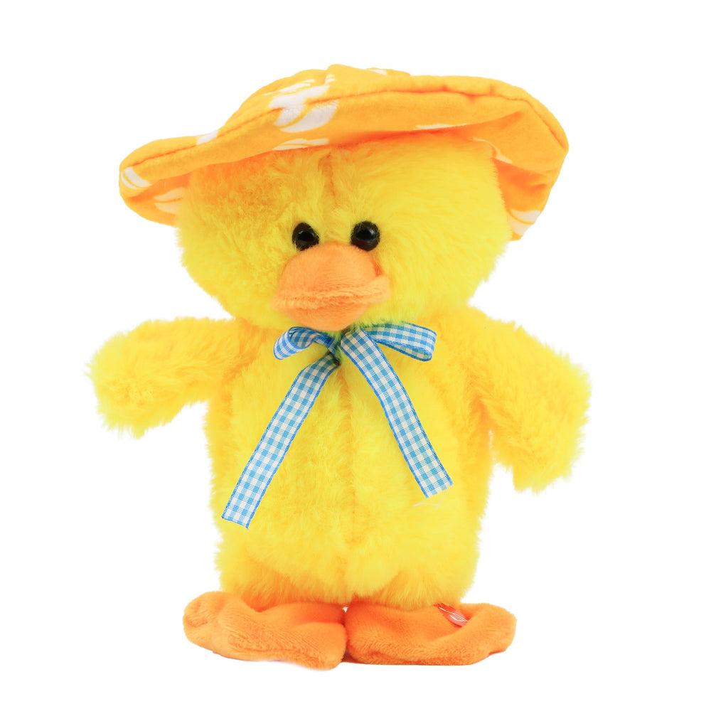 Hopearl compact 8-inch duck fits comfortably in small hands for toddlers.