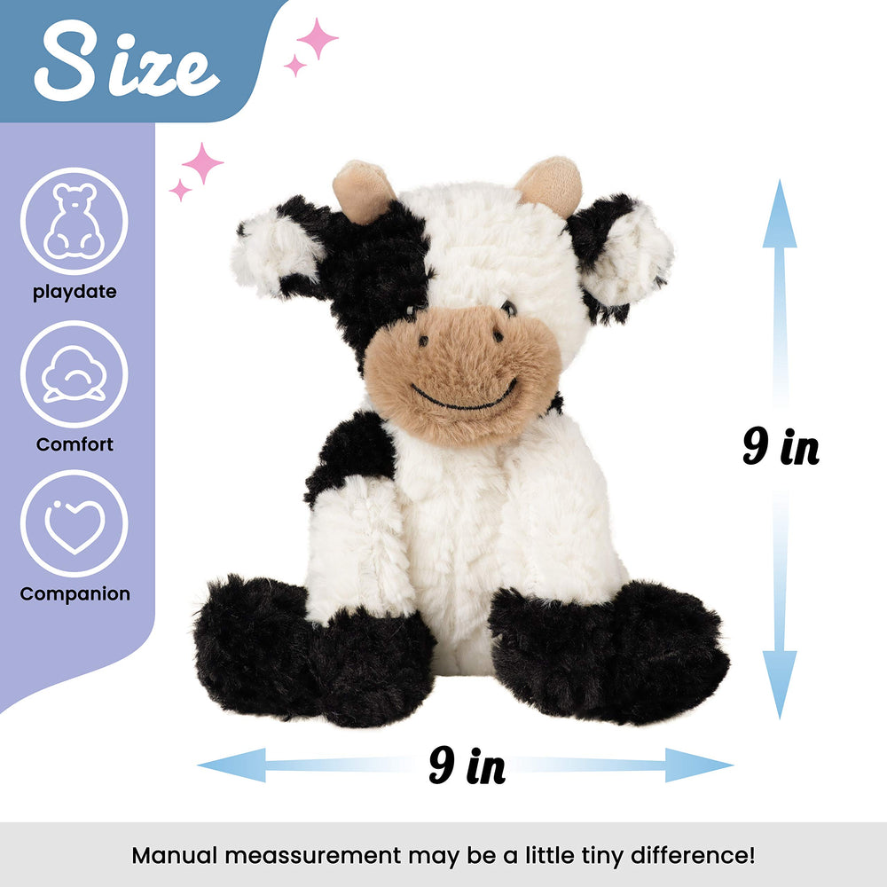 Hopearl plush cow toy durable and kid friendly for daily adventures